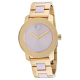  Shop Authentic Movado Bold Beige Dial Two Tone Steel Strap Watch For Women - 3600640 - Luxxuri