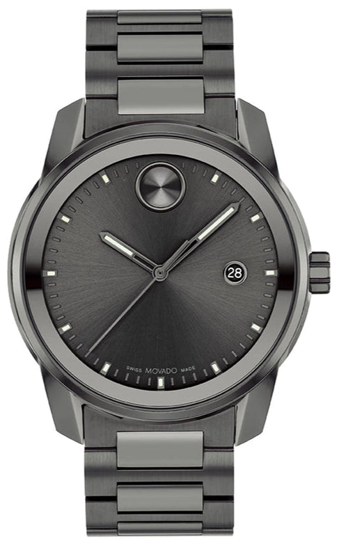  Shop Authentic Movado Bold Verso Grey Dial Grey Steel Strap Watch for Men - 3600860 - Luxxuri