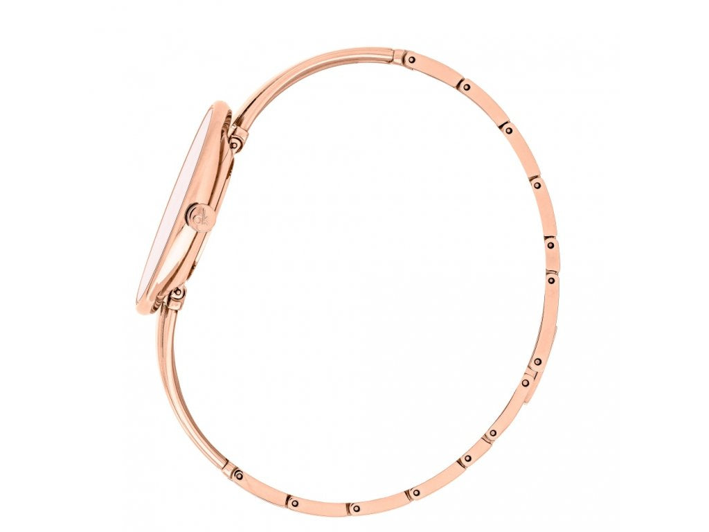  Shop Authentic Calvin Klein Drift White Dial Rose Gold Steel Strap Watch for Women - K6S2N616 - Luxxuri