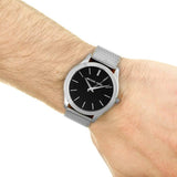  Shop Authentic Michael Kors Slim Runway Analog Black Dial Silver Mesh Bracelet Watch For Men - MK8606 - Luxxuri