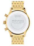 Shop Authentic Movado Heritage Calendoplan Blue Dial Gold Steel Strap Watch for Men - 3650015 - Luxxuri