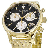  Shop Authentic Movado Heritage Calendoplan Blue Dial Gold Steel Strap Watch for Men - 3650015 - Luxxuri