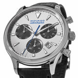  Shop Authentic Movado Heritage Calendoplan Chronograph Silver Dial Black Leather Strap Watch for Men - 3650024 - Luxxuri