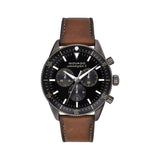  Shop Authentic Movado Heritage Series 29mm Calendoplan Chronograph Black Dial Brown Leather Strap Watch For Men - 3650060 - Luxxuri