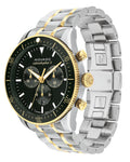 Movado Heritage Calendoplan Chronograph Green Dial Two Tone Steel Strap Watch For Men - 3650167