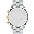 Movado Heritage Calendoplan Chronograph Green Dial Two Tone Steel Strap Watch For Men - 3650167