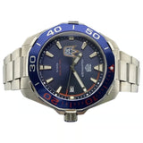  Shop Authentic Tag Heuer Aquaracer Henrik Lundqvist Special Edition Blue Dial Silver Steel Strap Watch for Men - WAY101J.BA0746 - Luxxuri
