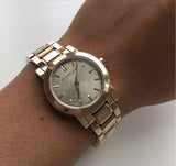  Shop Authentic Burberry The City Nude Dial Rose Gold Steel Strap Watch for Women - BU9228 - Luxxuri