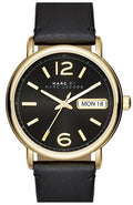  Shop Authentic Marc Jacobs Fergus Black Dial Black Leather Strap Watch for Women - MBM8651 - Luxxuri