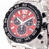  Shop Authentic Tag Heuer Formula 1 Chronograph Red Dial Silver Steel Strap Watch for Men - CAZ101AN.BA0842 - Luxxuri