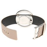  Shop Authentic Calvin Klein Glam Transparent Dial Beige Leather Strap Watch for Women - K9423162 - Luxxuri