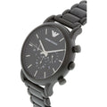  Shop Authentic Emporio Armani Luigi Chronograph Black Dial Black Stainless Steel Watch For Men - AR1895 - Luxxuri