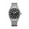  Shop Authentic IWC Pilot’s Watch Mark XVIII Black Dial Silver Steel Strap Watch for Men - IW327015 - Luxxuri