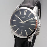  Shop Authentic Maurice Lacroix Pontos Date Automatic Black Dial Black Leather Strap Watch For Men - PT6148-SS001-330 - Luxxuri