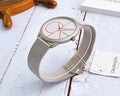  Shop Authentic Calvin Klein Minimal White Dial Silver Mesh Bracelet Watch for Men - K3M51152 - Luxxuri