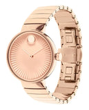  Shop Authentic Movado Edge Rose Gold Dial Rose Gold Steel Strap Watch for Women - 3680013 - Luxxuri