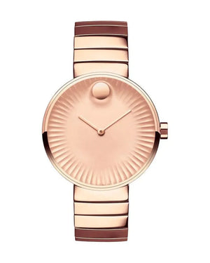  Shop Authentic Movado Edge Rose Gold Dial Rose Gold Steel Strap Watch for Women - 3680013 - Luxxuri