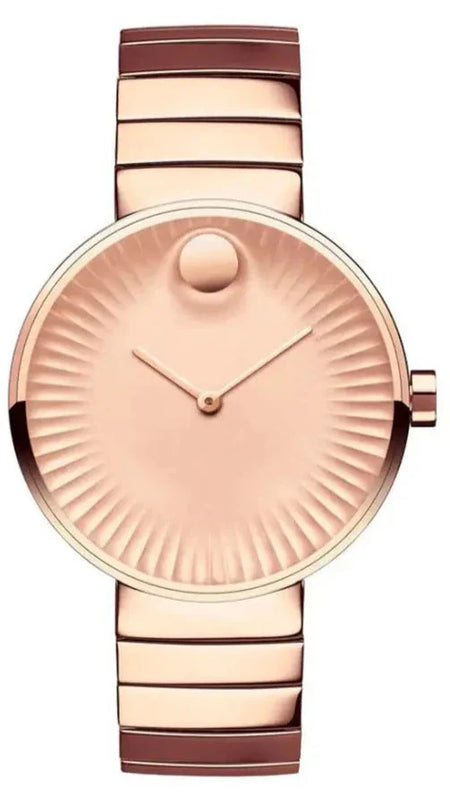  Shop Authentic Movado Edge Rose Gold Dial Rose Gold Steel Strap Watch for Women - 3680013 - Luxxuri
