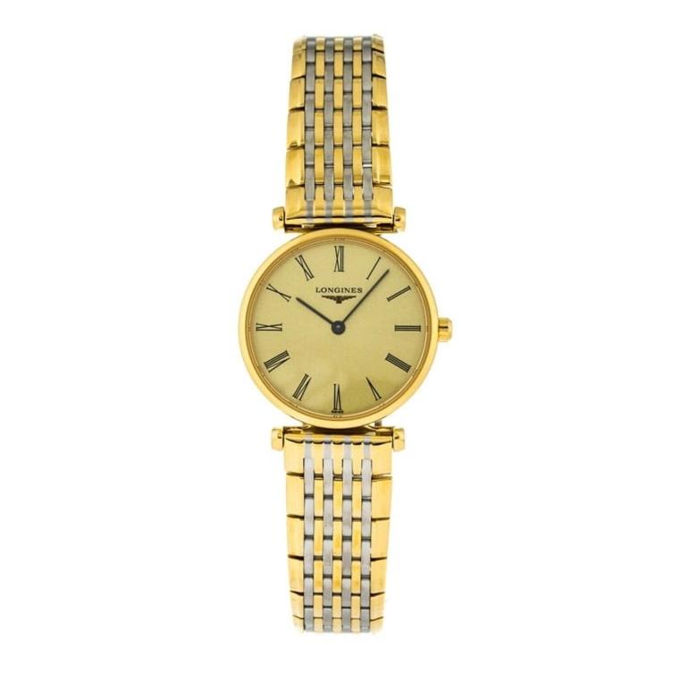  Shop Authentic Longines La Grande Classique de Longines Gold Dial Two Tone Steel Strap Watch for Women - L4.209.2.31.7 - Luxxuri