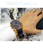  Shop Authentic Guess Horizon Chronograph Blue Dial Blue Leather Strap Watch For Men - W0380G5 - Luxxuri