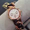  Shop Authentic Michael Kors Runway Rose Gold Dial Two Tone Steel Strap Watch for Women - MK4269 - Luxxuri