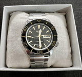  Shop Authentic Seiko 5 Sport Automatic SKX Series Black Dial Silver Steel Strap Watch for Men - SRPK99K1 - Luxxuri