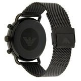  Shop Authentic Emporio Armani Aviator Black Dial Black Mesh Bracelet Watch For Men - AR11142 - Luxxuri