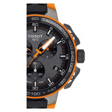  Shop Authentic Tissot T Race Cycling Chronograph Black Dial Two Tone Rubber Strap Watch For Men - T111.417.37.441.04 - Luxxuri