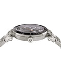  Shop Authentic Versace Greca Sport Quartz Black Dial Silver Steel Strap Watch For Men - VEZ300321 - Luxxuri