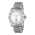 Gucci Dive Quartz White Dial Silver Steel Strap Watch for Men - YA136302