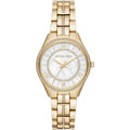  Shop Authentic Michael Kors Lauryn Mother of Pearl White Dial Gold Steel Strap Watch for Women - MK3899 - Luxxuri