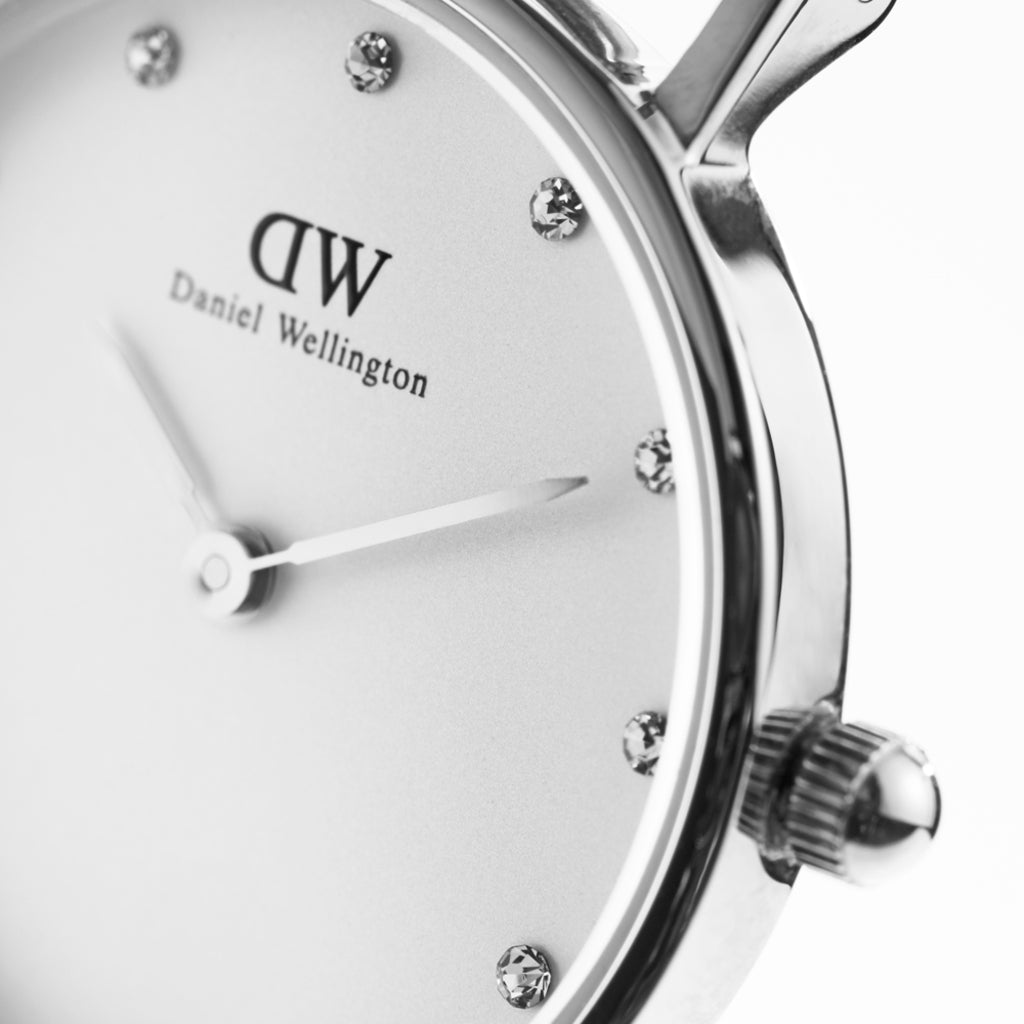  Shop Authentic Daniel Wellington Classy Sheffield White Dial Black Leather Strap Watch For Women - DW00100080 - Luxxuri