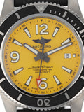  Shop Authentic Breitling Superocean II Automatic 44mm Yellow Dial Silver Steel Strap Watch for Men - A17367021I1A1 - Luxxuri