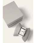  Shop Authentic Calvin Klein Window White Dial White Leather Strap Watch for Men - K2M21120 - Luxxuri