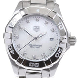  Shop Authentic Tag Heuer Aquaracer Diamonds Mother of Pearl Dial Silver Steel Strap Watch for Women - WBD1414.BA0741 - Luxxuri