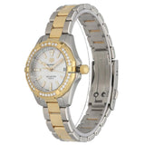  Shop Authentic Tag Heuer Aquaracer Diamonds Mother of Pearl Dial Two Tone Steel Strap Watch for Women - WBD1321.BB0320 - Luxxuri