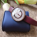  Shop Authentic Swarovski Crystalline Silver Dial Purple Leather Strap Watch for Women - 5295355 - Luxxuri
