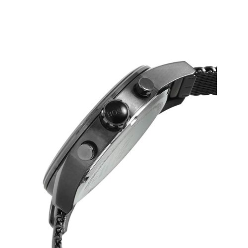  Shop Authentic Hugo Boss Jet Blue Dial Gunmetal Mesh Bracelet Watch for Men  - 1513677 - Luxxuri