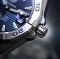  Shop Authentic Tag Heuer Aquaracer Automatic Blue Dial Silver Steel Strap Watch for Men - WBD2112.BA0928 - Luxxuri