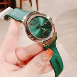  Shop Authentic Salvatore Ferragamo F-80 Classic Green Dial Green Leather Strap Watch for Men - SFDT00519 - Luxxuri