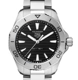  Shop Authentic Tag Heuer Aquaracer Professional 200 Quartz Black Dial Silver Steel Strap Watch for Women - WBP1410.BA0622 - Luxxuri