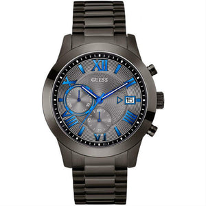  Shop Authentic Guess Atlas Quartz Grey Dial Grey Steel Strap Watch For Men - W0668G2 - Luxxuri