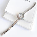  Shop Authentic Gucci Diamantissima Quartz Diamonds White Dial Silver Steel Strap Watch For Women - YA141503 - Luxxuri