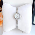  Shop Authentic Gucci Diamantissima Quartz Diamonds White Dial Silver Steel Strap Watch For Women - YA141503 - Luxxuri