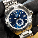  Shop Authentic Tag Heuer Formula 1 Calibre 6 Automatic Blue Dial Silver Steel Strap Watch for Men - WAZ2014.BA0842 - Luxxuri