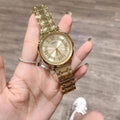  Shop Authentic Guess Montauk Gold Dial Gold Steel Strap Watch for Women - W0933L2 - Luxxuri