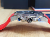  Shop Authentic Tommy Hilfiger Decker Quartz Black Dial Red Rubber Strap Watch for Men - 1791351 - Luxxuri