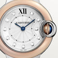  Shop Authentic Cartier Ballon Bleu De Cartier Diamonds Silver Dial Two Tone Steel Strap Watch for Women - W3BB0026 - Luxxuri