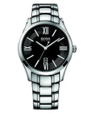  Shop Authentic Hugo Boss Governer Black Dial Silver Steel Strap Watch for Men - 1513488 - Luxxuri