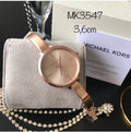  Shop Authentic Michael Kors Jaryn Rose Gold Dial Rose Gold Steel Strap Watch For Women - MK3547 - Luxxuri
